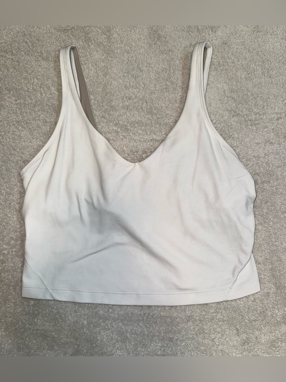 lululemon athletica white tank bra top